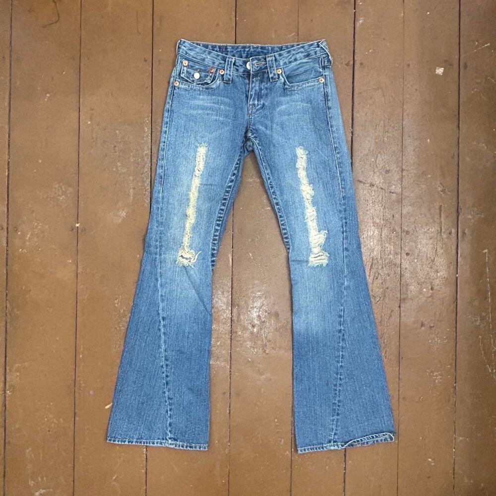 Y2K VINTAGE True Religion low-rise flare jeans